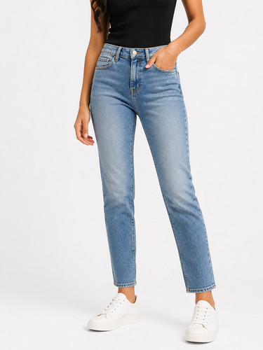 Oui jeans blau damen freizeit - jeans,